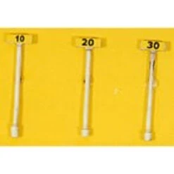 JL Innovative 841 - Slow Speed Signs/Rectangle Style (3) - HO Scale