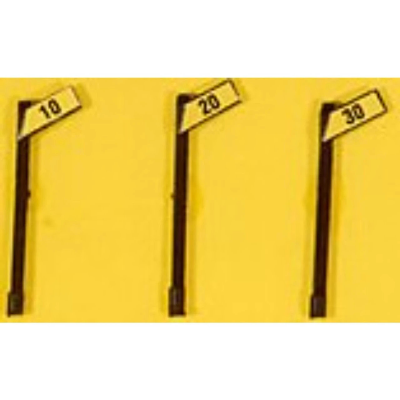 JL Innovative 843 - Slow Speed Sign/Angled Style (3) - HO Scale 1 JL Innovative 843 - Slow Speed Sign/Angled Style (3) - HO Scale