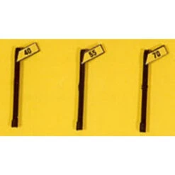 JL Innovative 844 - Custom Right Of Way Signs - Angled High Speed - HO Scale