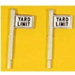 JL Innovative 848 - Yard Limit Sign Set (2) - HO Scale