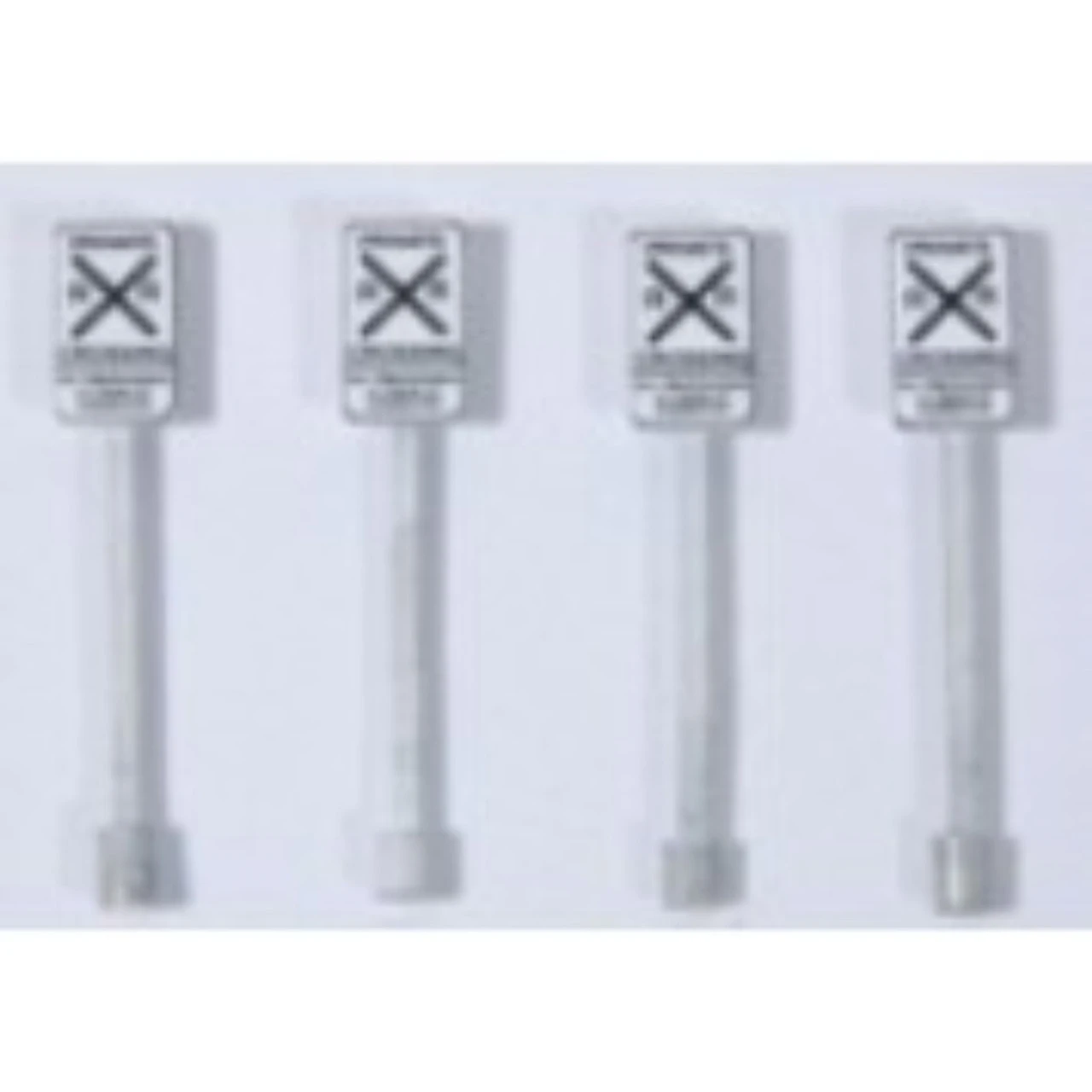 JL Innovative 854 - Custom Private RR Crossing Signs (4) - HO Scale 1 JL Innovative 854 - Custom Private RR Crossing Signs (4) - HO Scale