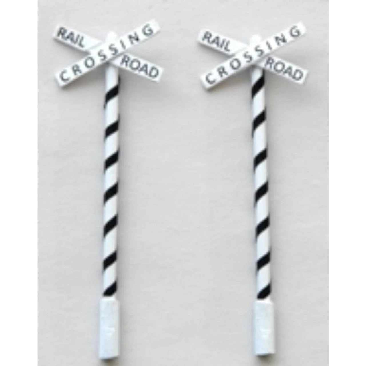 JL Innovative 857 - Custom "Tiger Striped" Steam Era Crossbuck(2) - HO Scale 1 JL Innovative 857 - Custom "Tiger Striped" Steam Era Crossbuck(2) - HO Scale