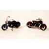 JL Innovative 902 - Classic '47 Motorcycles(2) One/saddlebags - HO Scale Kit