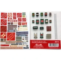 JL Innovative 974 - Ultimate Detail Set Railway Express Agency - HO Scale