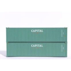 Jacksonville Terminal Co 405017 - 40' High Cube Containers Capital - N Scale