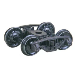 Kadee #567 - HGC National Type B-1 50-Ton Self Centering Trucks Ribbed - HO Scale