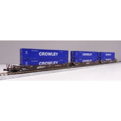 Kato 106-6182 - Gunderson MAXI-IV Double Stack 3 Set BNSF 254353 - N Scale