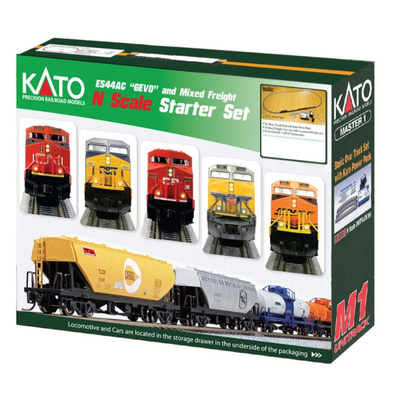 Kato 106-0022 - ESS44AC Starter Set Canadian Pacific (CP) - N Scale 1 Kato 106-0022 - ESS44AC Starter Set Canadian Pacific (CP) - N Scale