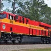 Kato 176-8947-S - GE ES44AC W/ LokSound 5 Sound & DCC Florida East Coast (FEC) 805 - N Scale