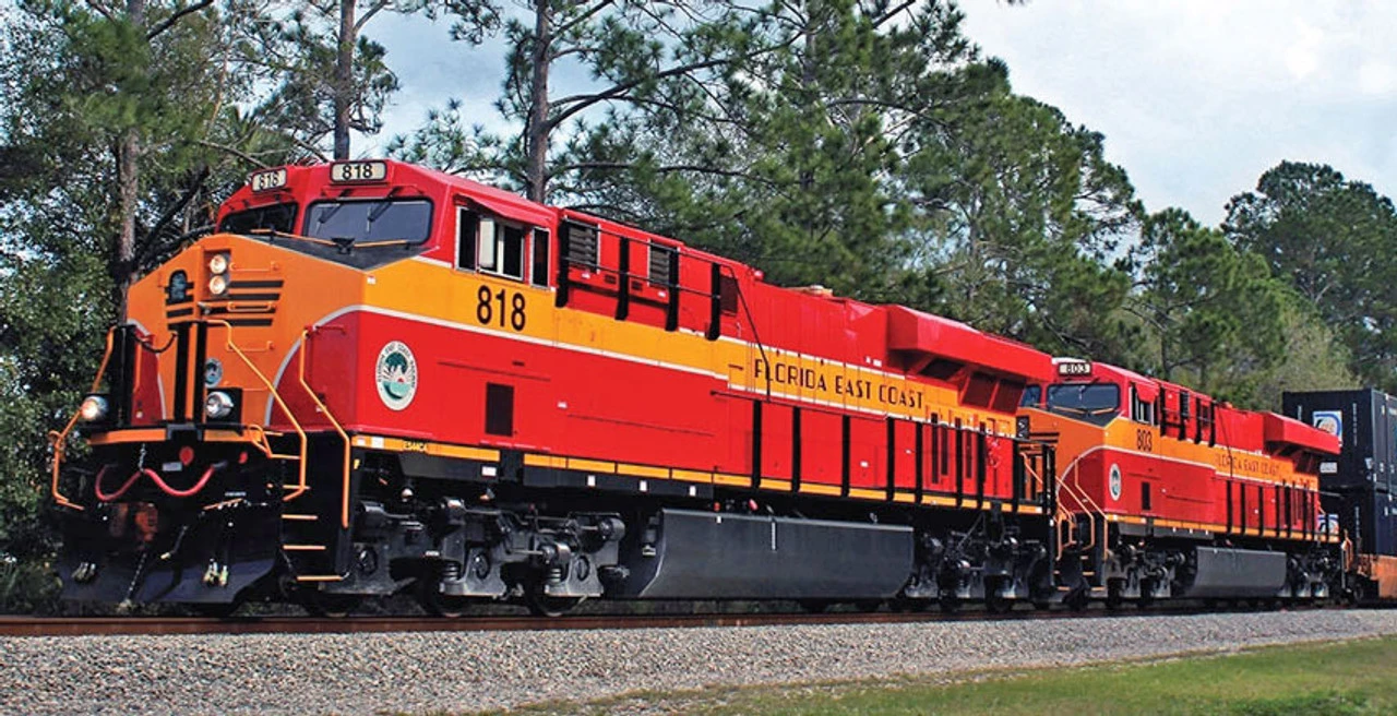 Kato 176-8946-S - GE ES44AC W/ LokSound 5 Sound & DCC Florida East Coast (FEC) 801 - N Scale 1 Kato 176-8946-S - GE ES44AC W/ LokSound 5 Sound & DCC Florida East Coast (FEC) 801 - N Scale