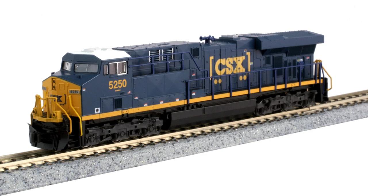 Kato 176-8949-S - GE ES44AC W/ LokSound 5 Sound & DCC CSX (CSXT) 5329 - N Scale 1 Kato 176-8949-S - GE ES44AC W/ LokSound 5 Sound & DCC CSX (CSXT) 5329 - N Scale