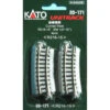 Kato 20-171 - 216mm (8 9/16") Radius 15º Curve Track [4 Pcs] - N Scale
