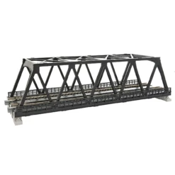 Kato 20-438 - 248mm (9 3/4") Double Track Truss Bridge, Black - N Scale