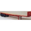 Lonestar Model 5017 - Trailmobile 40' Trailer Kit - Strick Leasing (Red) - HO Scale Kit