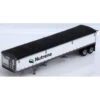Lonestar Model 6019 - Wilson Pacesetter 43' Grain Trailer Kit - White Body / Black Tarp, Nutrena Decals - HO Scale Kit