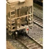 MACRail 904RT - End Of Train Device Regular Coupler 3 Pack - Gray - HO Scale