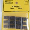 Micro Engineering 80-144 - Pallet 24pcs - N Scale