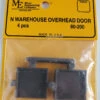 Micro Engineering 80-200 - Warehouse Overhead Door 4pcs - N Scale