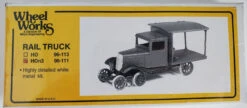 Micro Engineering 96-111 - Rail Truck - HOn3 Scale