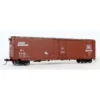 Moloco 13033-02 - RI Delivery 1963, GA 50' RBL Sill 1 10'6" Offset Door Narrow Rods Rock Island (RI) 6338 - HO Scale