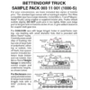 Micro-Trains 00311001 - Bettendorf Trucks Sampler Pack (1000-S) 3 Pair