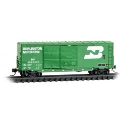 Micro-Trains Line 06800570 - 40' Double Door Boxcar W/o Roofwalk Burlington Northern (BN) 198669 - N Scale