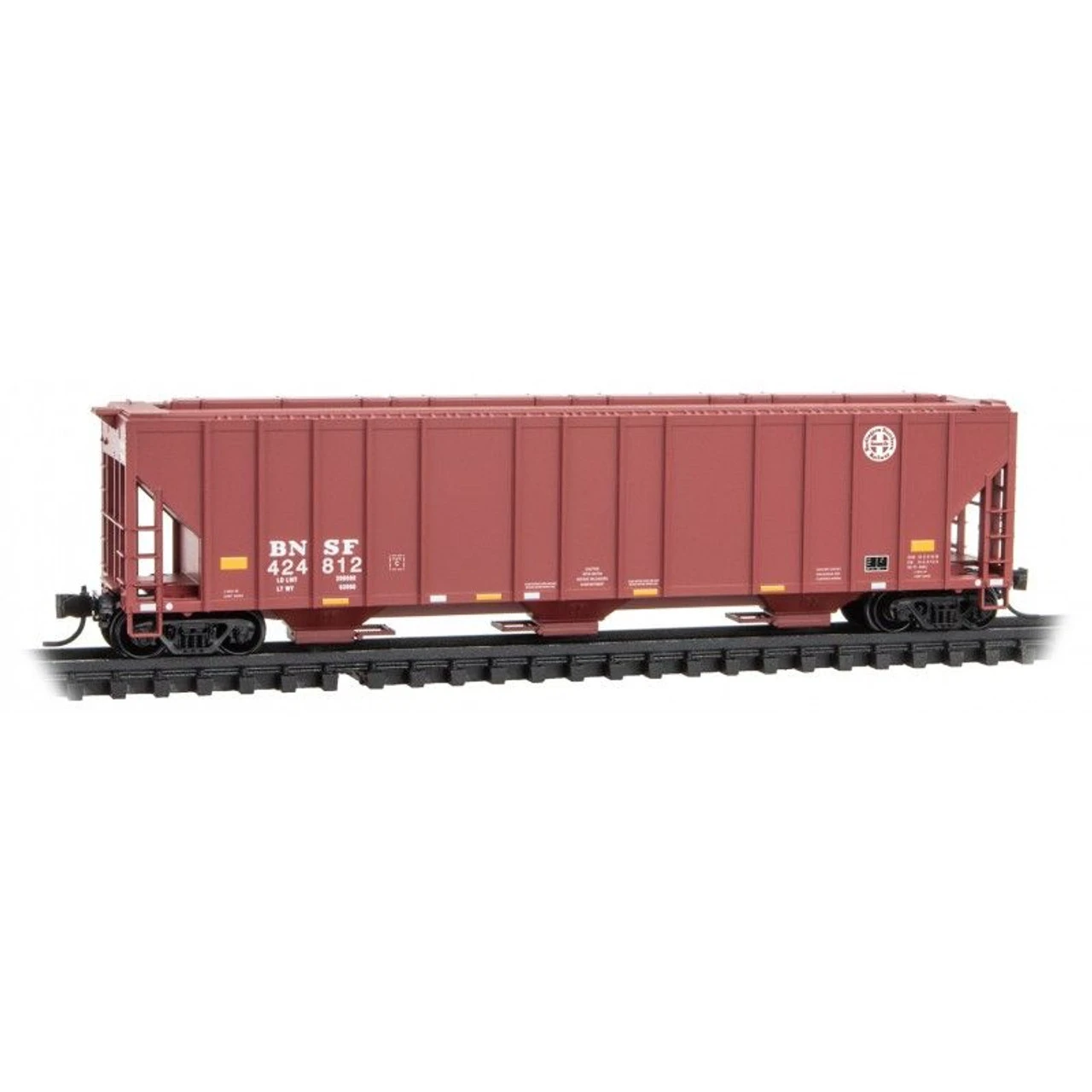 Micro-Trains Line 09900351 - 3-Bay Covered Hopper BNSF 424812 - N Scale 1 Micro-Trains Line 09900351 - 3-Bay Covered Hopper BNSF 424812 - N Scale
