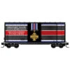 Micro-Trains Line 10100770 - 40' Hy-Cube Box Car, Single Door Military Valor Award - Distinguished Flying Cross - N Scale