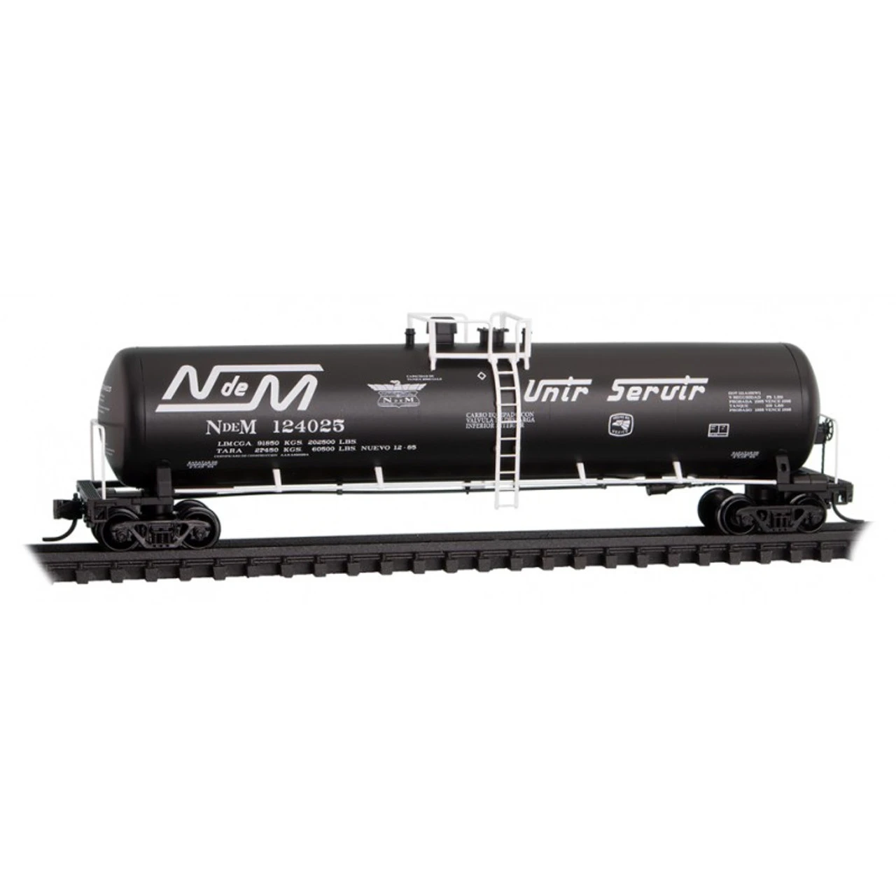 Micro-Trains Line 11000550 - 56' Tank Car National Of Mexico (NdeM) 124025 - N Scale 1 Micro-Trains Line 11000550 - 56' Tank Car National Of Mexico (NdeM) 124025 - N Scale