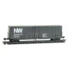 Micro-Trains Line 18100260 - 50' Plug Door Boxcar W/o Roofwalk Norfolk & Western (NW) 56447 - N Scale