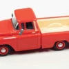 Classic Metal Works 30623 - 1955 Chevrolet Cameo Pickup Truck - Assembled - Mini Metals(R) -- Red, Ivory - HO Scale