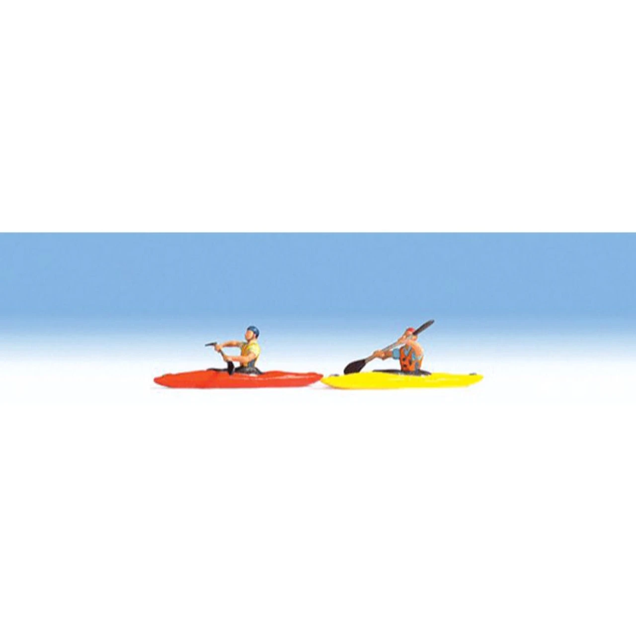 Noch 37809 - Kayaks W/Kayakers - Assembled - N Scale 1 Noch 37809 - Kayaks W/Kayakers - Assembled - N Scale