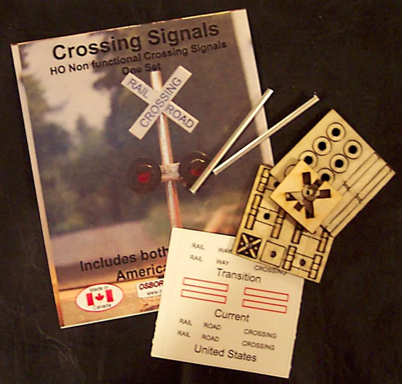 Osborn Models 1004 - Crossing Signals - HO Scale 1 Osborn Models 1004 - Crossing Signals - HO Scale