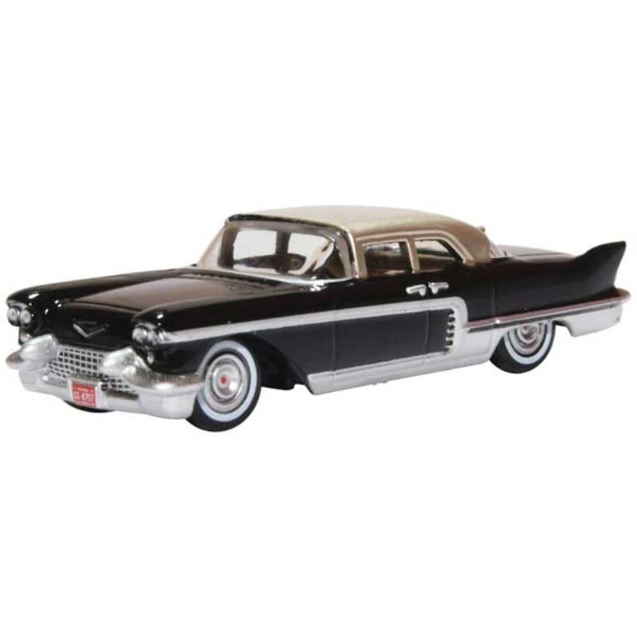 Oxford Diecast Oxford 87CE57001 - 1957-1965 Cadillac Eldorado Brougham Ebony, Stainless Steel - Assembled - HO Scale 1 Oxford Diecast Oxford 87CE57001 - 1957-1965 Cadillac Eldorado Brougham Ebony, Stainless Steel - Assembled - HO Scale