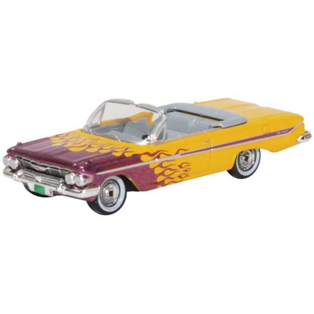 Oxford Diecast 87CI61004 - 1961 Chevy Impala Covertible - HO Scale 1 Oxford Diecast 87CI61004 - 1961 Chevy Impala Covertible - HO Scale