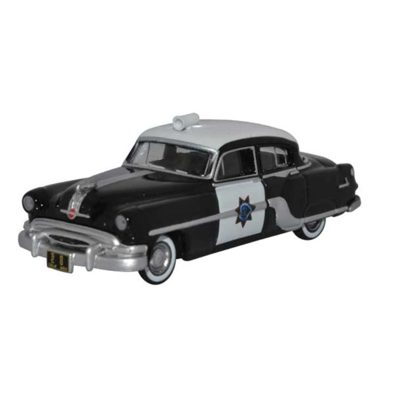 Oxford Diecast 87PC54003 - 1954 Pontiac Chiefton 4-Door Sedan - California Highway Patrol - HO Scale 1 Oxford Diecast 87PC54003 - 1954 Pontiac Chiefton 4-Door Sedan - California Highway Patrol - HO Scale