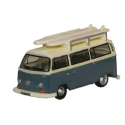 Oxford Diecast NVW003 - 1960s Volkswagen Passenger Van W/Surfboard Roof Rack - Assembled - 1:148