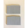 Pikestuff 541-1012 - Prefab Steel Warehouse End Wall Panels - HO Scale Kit