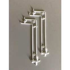 Pikestuff 541-1116 - Downspouts For Roof Overhang. (2 Each) - HO Scale Kit