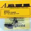 A-Line 29221 - Blackened Brass Chain 12", 15 Links Per Inch