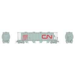 Rapido 127023A-2 - NSC 3800 Cylindrical Hopper Canadien National (CN) 369461 - HO Scale