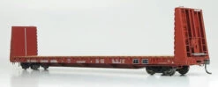 Rapido 147003A - Marine Industries 66' Bulkhead Flatcar Canadian National (CN) 620005 - HO Scale