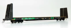 Rapido 147009A - Marine Industries 66' Bulkhead Flatcar BNSF 545719 - HO Scale