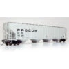 Rapido 157006-03 - Procor 5820 Covered Hopper: UNPX - Procor Mid Black Solid Procor (UNPX) 122769 - HO Scale