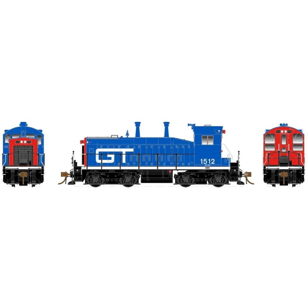 Rapido 27028 - SW1200 Grand Trunk Western (GTW) 1512 - HO Scale 1 Rapido 27028 - SW1200 Grand Trunk Western (GTW) 1512 - HO Scale