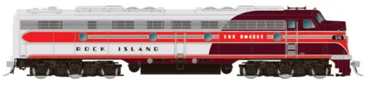Rapido 28562 - EMD E8A W/ LokSound 5 Sound & DCC Rock Island (CRIP) 646 - HO Scale 1 Rapido 28562 - EMD E8A W/ LokSound 5 Sound & DCC Rock Island (CRIP) 646 - HO Scale