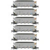 Rapido 538035 - Autoflood III Coal Hopper (6 Car Set) Alliant Energy (LNTX) - N Scale
