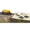 Railway Express Miniatures 2009 - Generator/Compressor Trailer With Hy-Rails(2) - N Scale Kit