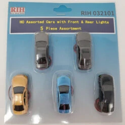 Rock Island Hobby 032101 - Autos With Front And Rear Lights - HO Scale