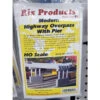 Rix Products 112 - Modern Highway Overpass With Pier - HO Scale Kit